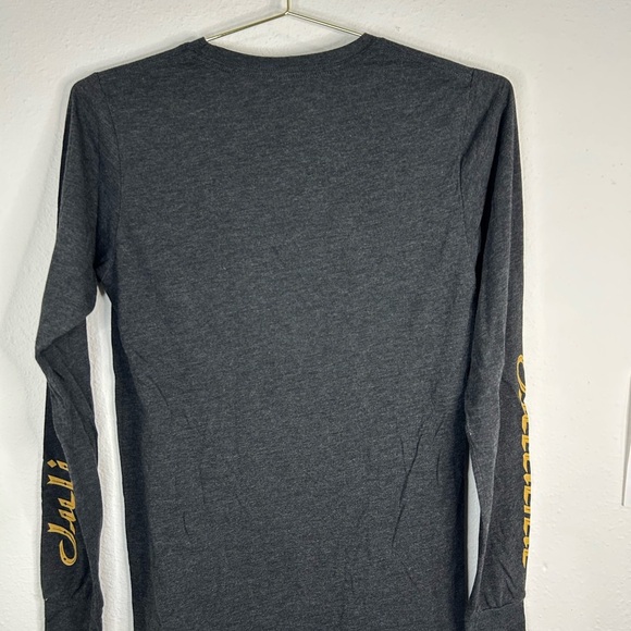 Santa Cruz Long Sleeve Tee Shirt Small Black Strega Logo Chest Script Sleeve - Picture 6 of 6